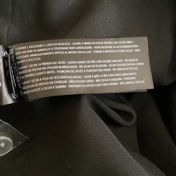 C/Meo Collective Palisades Black Off Shoulder Overlay Romper S - Picture 9 of 9